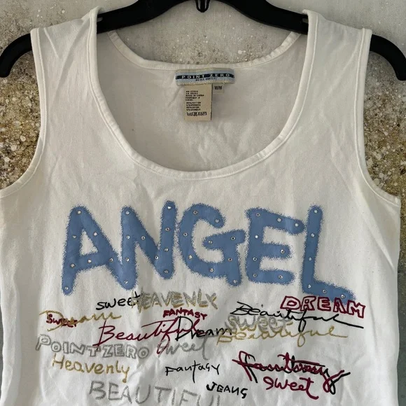 Point Zero Rhinestone Top (NWOT) - Picture 2 of 14